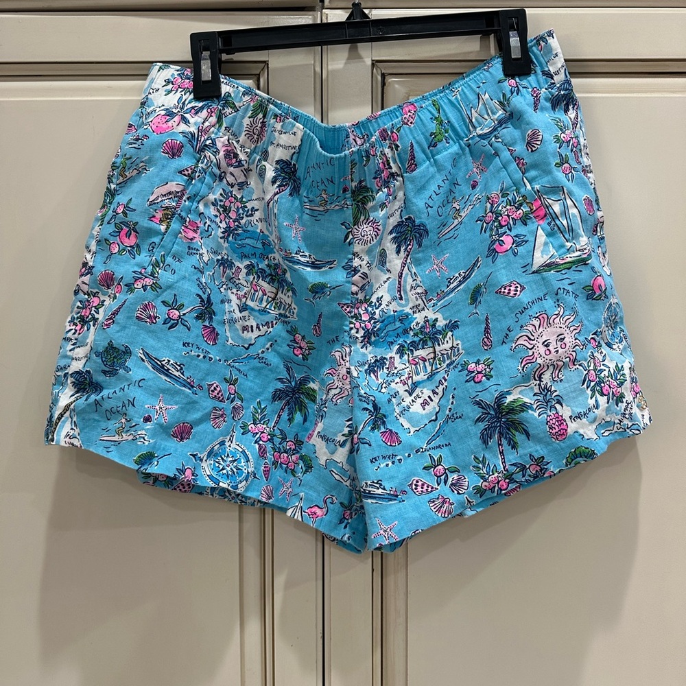Lilly Pulitzer linen shorts XL